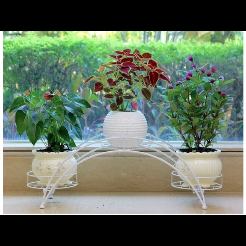 Arch flower pots stand Indoor/Outdoor